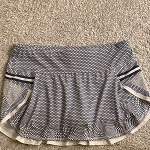 Stylish Navy and White Women's Tennis/Pickleball Skort